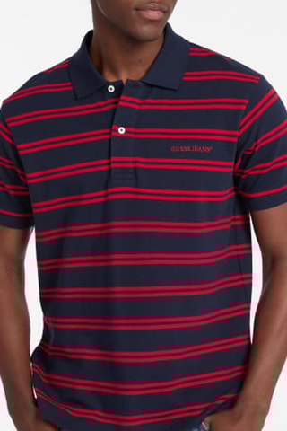 Polo - Marineblauw en Rood