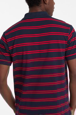 Polo - Marineblauw en Rood