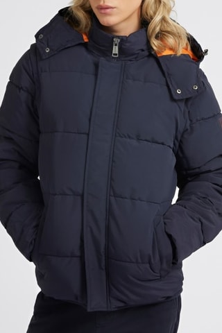 Anorak con capucha - Azul marino