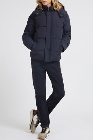 Anorak con capucha - Azul marino