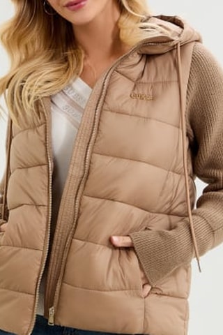 Doudoune à capuche Stephany - Beige