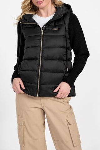 Anorak con capucha Stephany - Negro