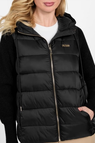 Anorak con capucha Stephany - Negro