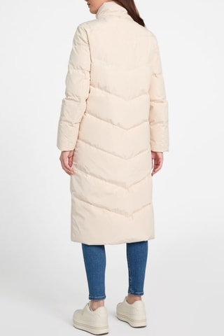 Anorak largo con capucha Sander - Crudo