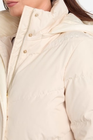 Anorak largo con capucha Sander - Crudo