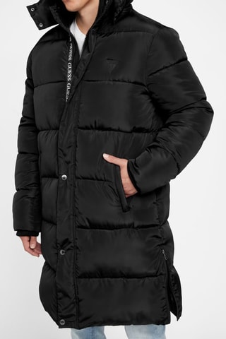 Gewatteerde Jas - Zwart
