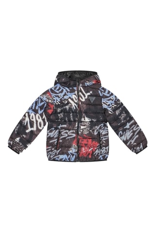 Doudoune à capuche - Noir