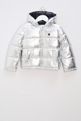 Doudoune à capuche - Argenté