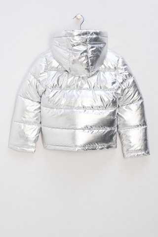 Doudoune à capuche - Argenté