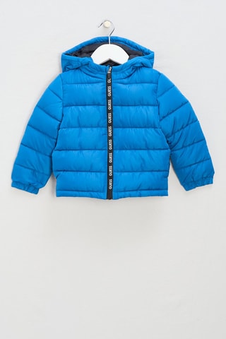 Doudoune à capuche - Bleu électrique