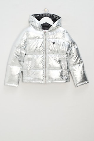 Doudoune à capuche - Argenté