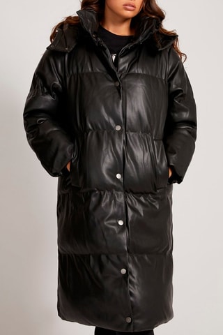 Doudoune longue Noir