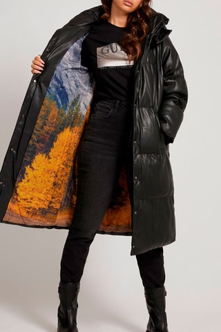 Doudoune longue Noir