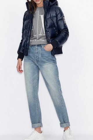 Anorak con capucha - Azul marino