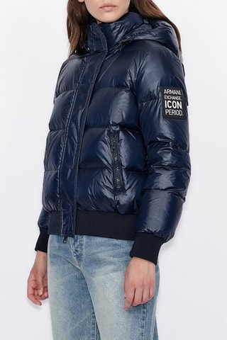 Anorak con capucha - Azul marino