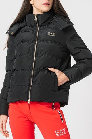 Anorak con capucha - Negro