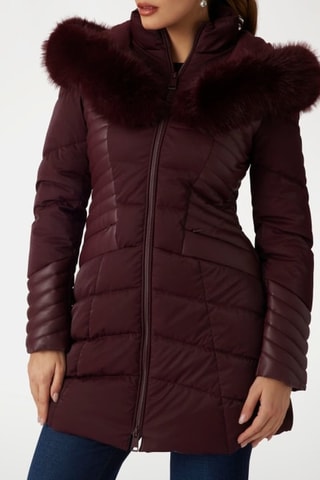 Anorak con capucha Oxana - Burdeos