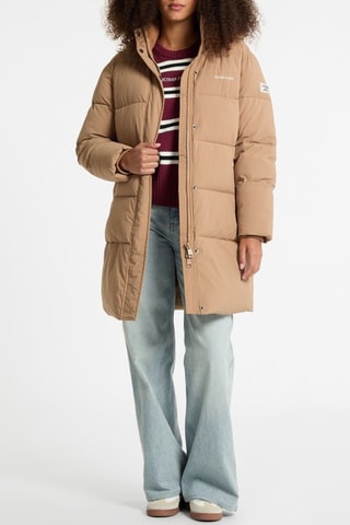 Anorak con capucha - Beige