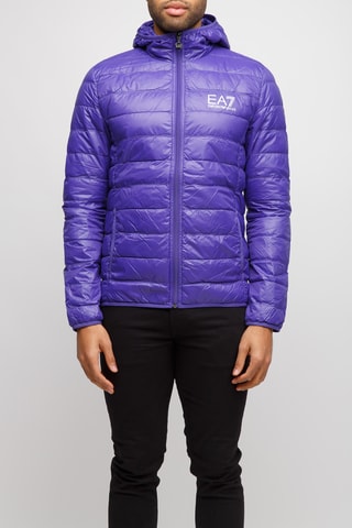 Doudoune à capuche - Bleu  - EA7