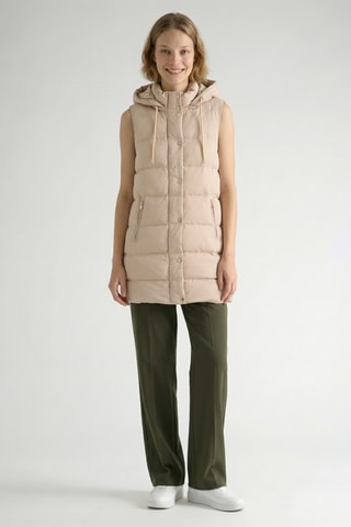 Doudoune sans manches Shannah - Beige