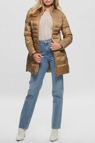 Anorak largo reversible - Beige