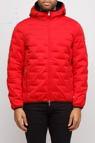 Piumino con cappuccio - Rosso