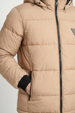 Doudoune à capuche Daniel - Taupe