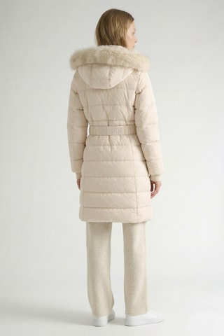 Doudoune longue Malvy - Ecru