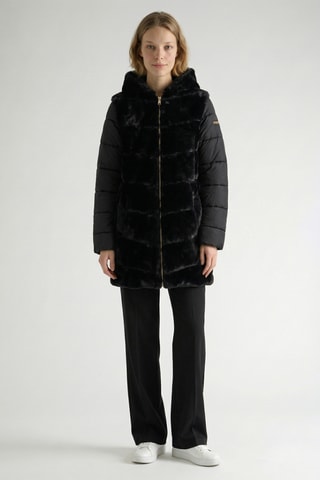 Doudoune longue Olivianne - Noir