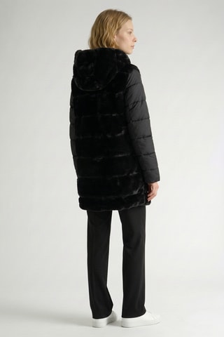 Doudoune longue Olivianne - Noir