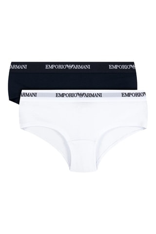 2 bragas - Blanco y azul marino - Emporio Armani
