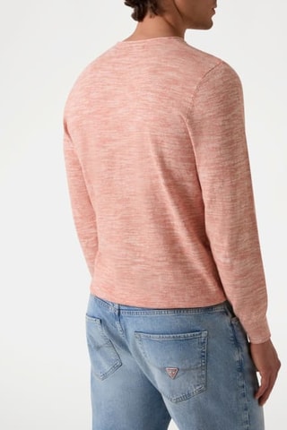 T-shirt en lin et soie Garison - Saumon