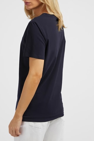 T-shirt Pima - Bleu marine - PB VISU SHOOTE SUR FEMME