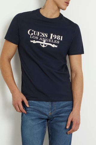 T-shirt slim - Bleu marine