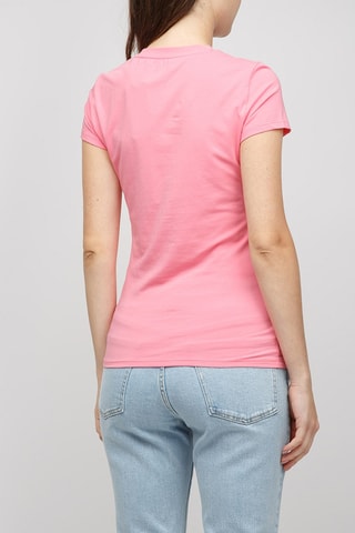 Camiseta - Rosa empolvado y amarillo