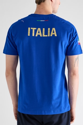 T-shirt Equipe Olympique Italienne - Bleu roi - EA7