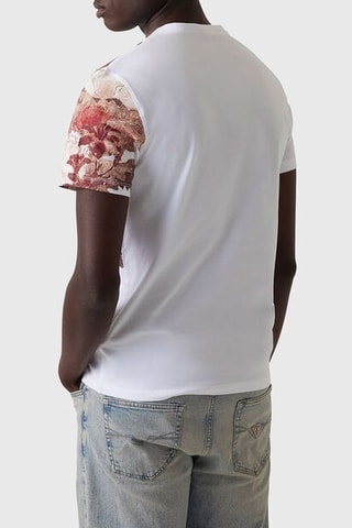 T-shirt Flower - Blanc