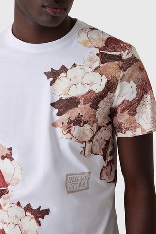 T-shirt Flower - Blanc
