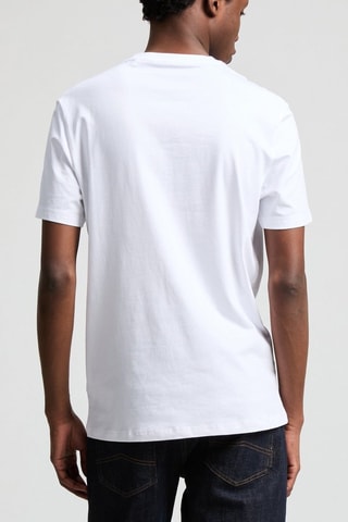 Camiseta Marina - Blanco y antracita