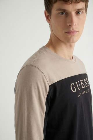 T-shirt Rey - Beige et noir