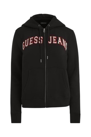 Sweat com capuz - Preto e vermelho