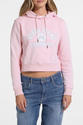 Sweat com capuz - Rosa