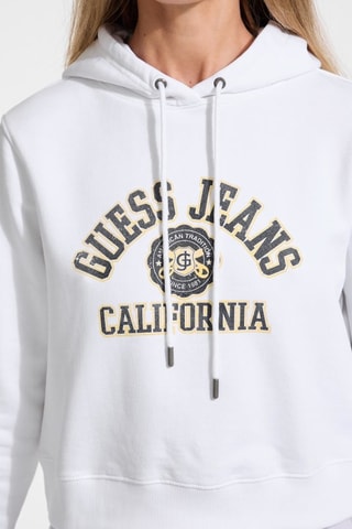 Felpa con cappuccio - Bianco