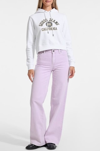 Felpa con cappuccio - Bianco