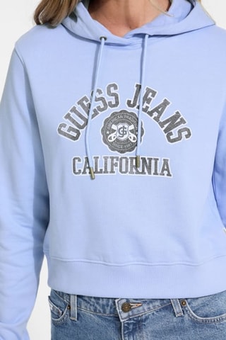 Sweat com capuz - Azul-claro