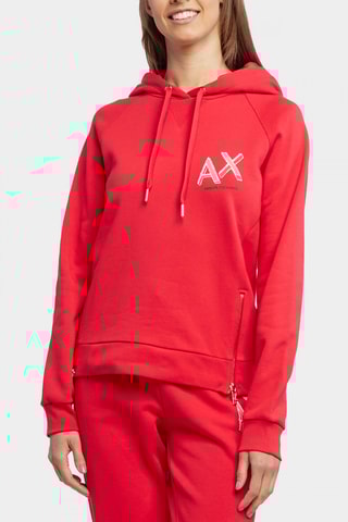 Sudadera con capucha - Rojo