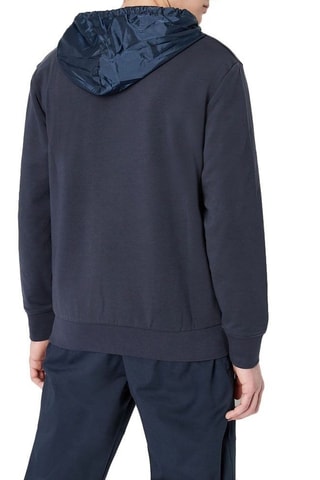 Sweater met Capuchon - Antraciet en Nachtblauw