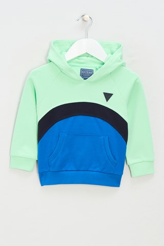 Sweat à capuche - Vert d’eau et bleu