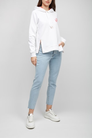 Sudadera con capucha - Blanco