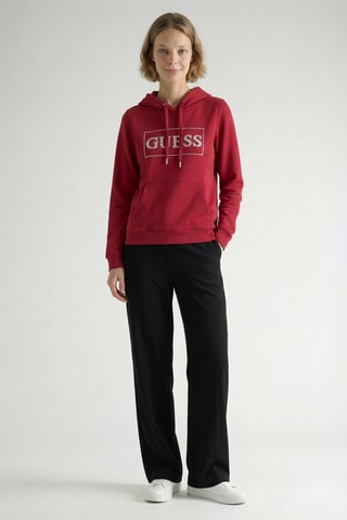 Sweat com capuz Alice - Vermelho